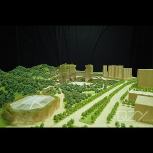 EMBT-1/1000 BIT-Shenzhen Branch Architectural Scale Model