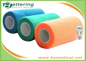 China 4&quot; Easy Hand Tearing Non Woven cohesive bandage self adhesive bandage coflex bandage factory
