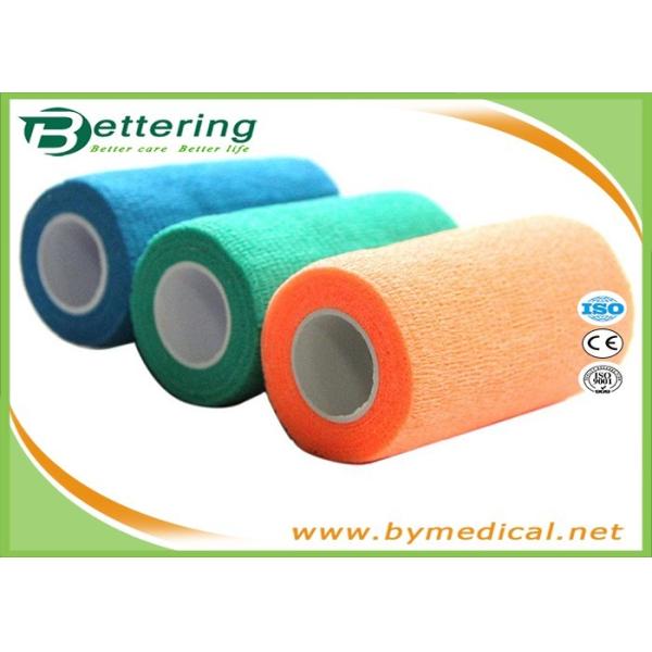 China 4" Easy Hand Tearing Non Woven cohesive bandage self adhesive bandage coflex bandage factory