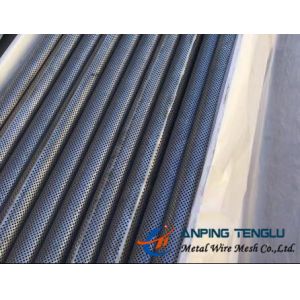 Stainless Steel Perforated Tubes, Round Hole With Different Patterns