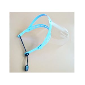 Clear Breathable PPE Headband Face Shield With Elastic Headband That Attaches To