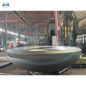 China Carbon Steel Elliptical Dish Heads For Fuel Water Storage Tank End factory