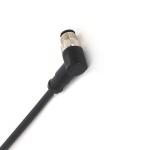 Pre Assembled Cable M12 Connector Male Angled Aviation Plug Connector PIN8