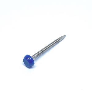 China Construction Stainless Steel Plastic Head Nails / Pins SUS316 Poly Top Pins 30mm factory