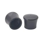 White 20MM Plastic Screw Cap For Cosmetics Customized Logo