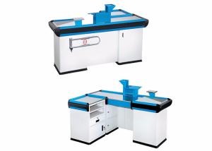 China Customized Design Retail Cash Register Counters , Cash Counter Table For Shop factory