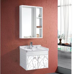 China Modern Alunimun Bathroom Vanity/ all aluminum bathroom cabinet/Mirror Cabinet /DB-8160 600X450mm factory