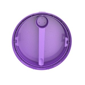 Food Grade PP Milk Powder Can Cap Custom Logo Flip Top Cover with Pilfer-Proof