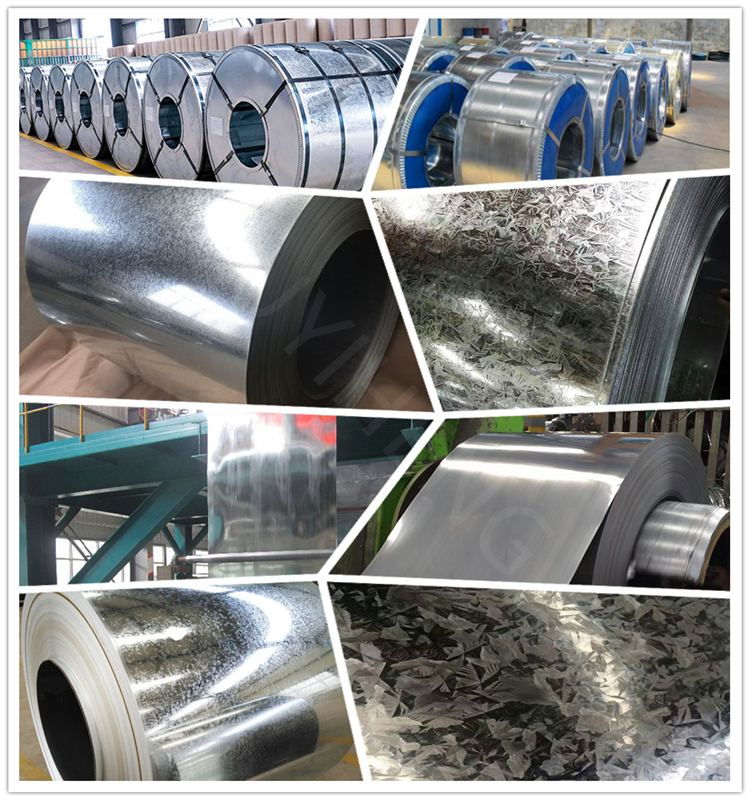 Zinc Coating GI Steel Coils ASTM A653 Galvanized Iron Coil SPCC