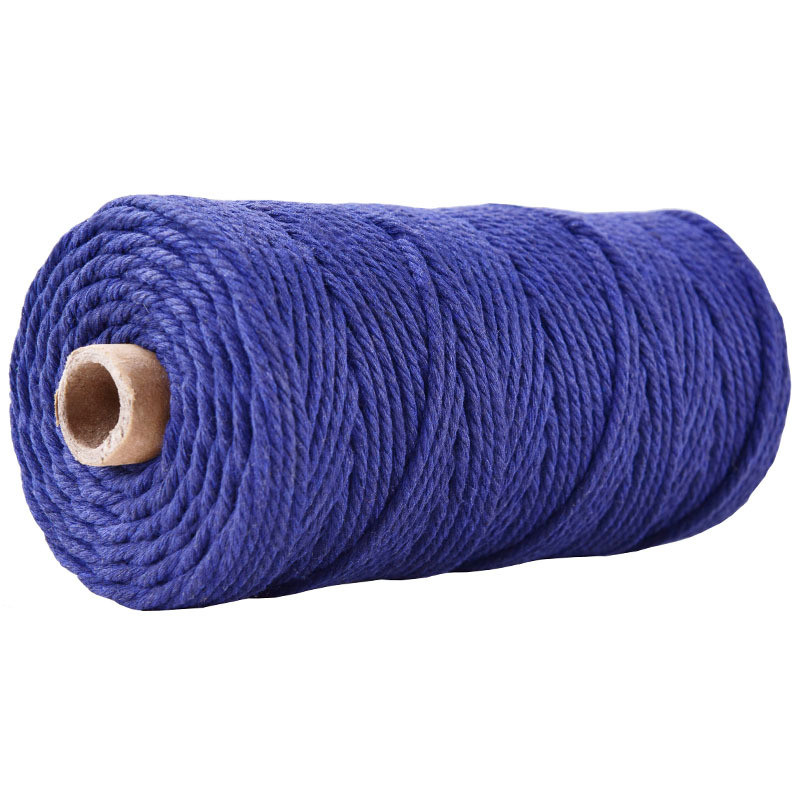 Green 3 Strand Twisted Nylon Rope 3mm Macrame Braided Cotton Rope