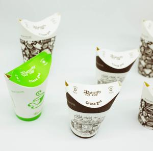 China Foldable Chicken Recyclable Paper Cups Box Disposable PBS Lamination Stable factory