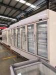 Commercial Vertical Glass Door Freezer Cold Energy Drink Beverage Display