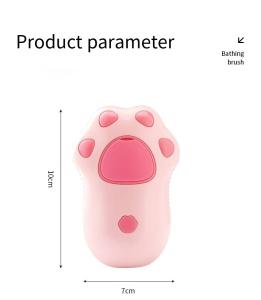 China Silicone Pet Comb Brush Grooming Tools Cat Grooming Comb With Steam For Hair Cleaning factory