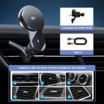 Qi2 Fast Charging Magsafe Car Mount Fan Cooling Car Phone Holder Magsafe