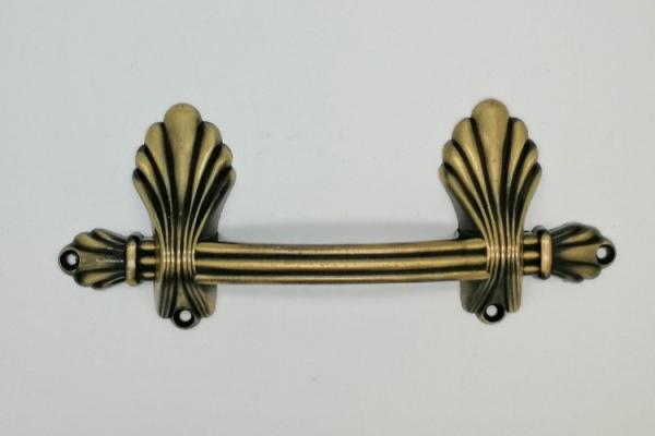 Antique Brass Color Shell Design Metal Coffin Handle High Quality Accessories
