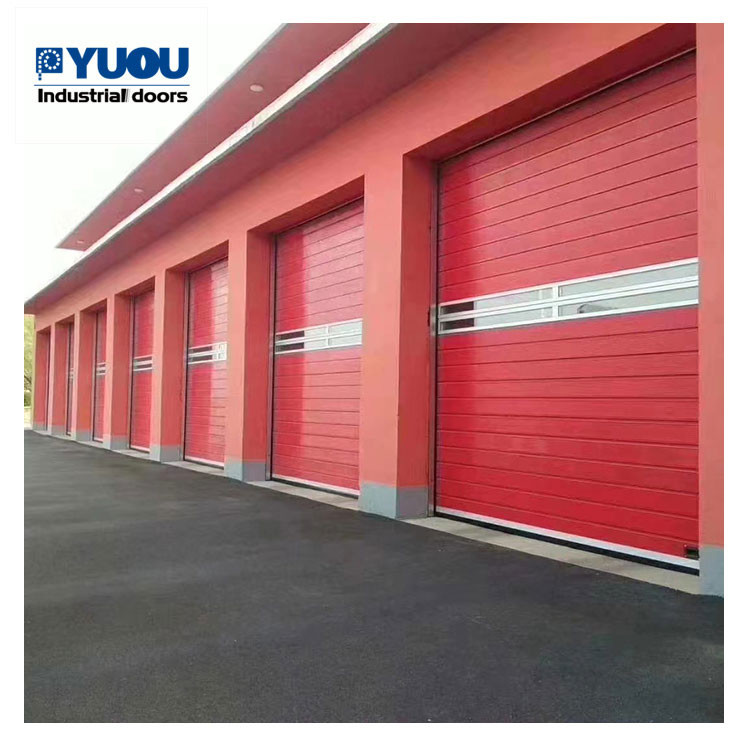 8*8m Aluminum Electric Roller Shutter Doors White RAL 9010 Class 12 Wind Resistent