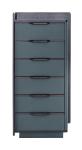 Italy design Bedroom furniture of 5 drawers cabinet in Oak wood casa with blue