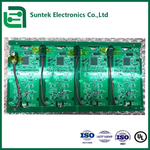 Turnkey PCB Assembly with White Silk and Vacuum Package for Industrial Control