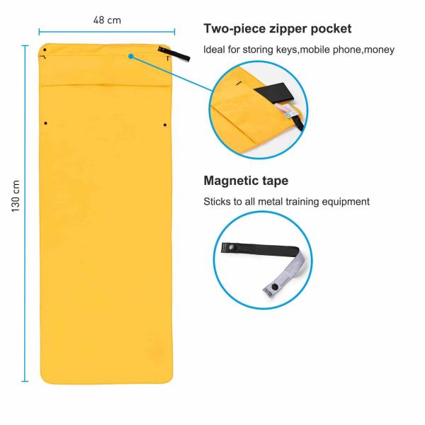 Microfiber Suede Fast Drying Custom Print Logo Sweat Hooded Microfiber Gym Towel