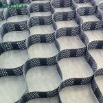Green Black HDPE Geocell 200mm Height 445mm Welding Space For Airport Runways