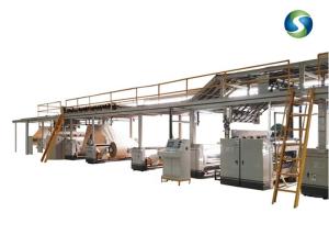 China Low Noise Corrugated Box Production Line 3 / 5 / 7 Ply Type High Drive Precision factory