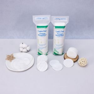 China 80pcs 100pcs 120pcs Cotton Makeup Remover Pads Bamboo Face Pads factory