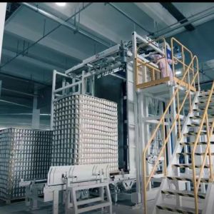 China Empty Can Depalletizer Robot Can Remover factory