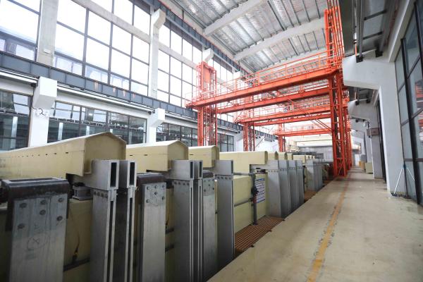 Aluminium Profiles Anodic Anodizing Colouring Tank Vertical Anodizing Production