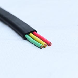 China 2 F X 2.5 Mm2 Solid Bared Copper Stranded 450V / 750V 70℃ PVC Jacket Flat Cable factory