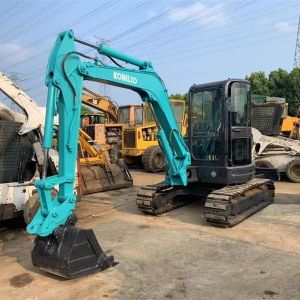 China Kobelco SK55SR Used Mini Excavator WIth 0.3M3 Bucket on sale