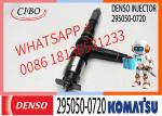 DENSO diesel Fuel Injector 295050-0720 6252-11-3100 for Komatsu SAA6D125E-6A/6B