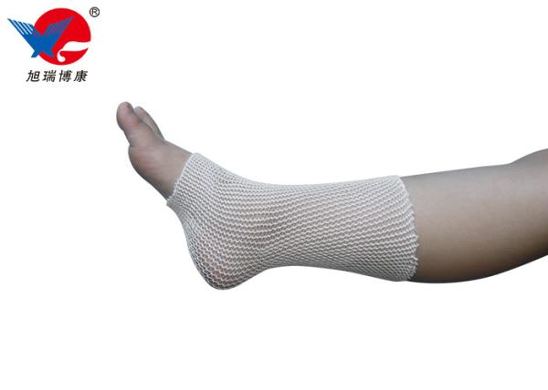Washable First Aid Medical Equipment For Ankle , Medical Elastic Tubular Net
