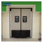 Restaurant Traffic Double Acting Door SUS304 Stainless Steel Customized EPDM