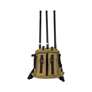 China 220V Drone Detection Equipment Backpack UAV Defense 4 Band 1.5KM factory