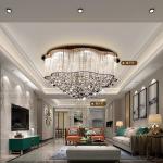 Vaulted Crystal ceiling lighting Lamp Fixtures for Indoor home Decoration (WH-CA