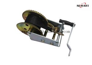 China 2 Speed Strap Manual Hand Winch For Boat 4WD With 2500LBS / 1136KGS factory
