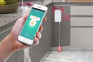 China 130db Smart Wifi Water Leak Alarm Sensor 1 Year Warranty factory