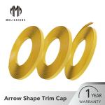 One Inch Yellow Color 35 Meters Aluminum Plastic Trim Cap Colorful Trim Cap Good