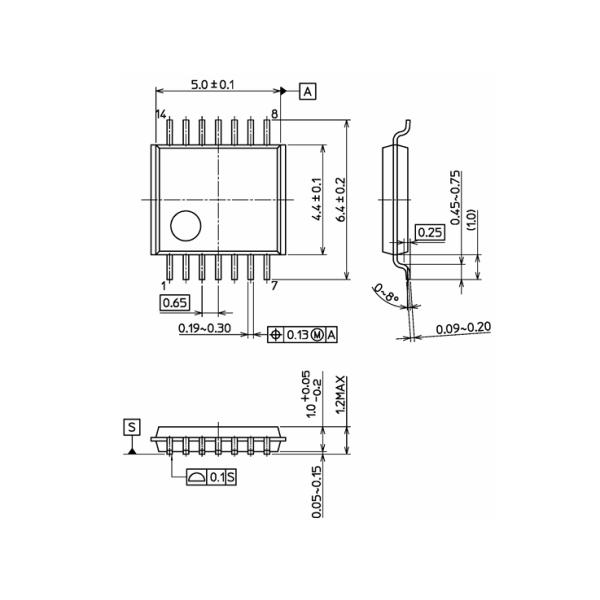 74VHC393FT Dual 4-Bit Binary Counter with 2-5.5V Operation Asynchronous Reset 5.5V-Tolerant Inputs 8mA Output Drive High Noise Immunity and TSSOP-14