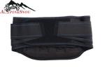 Self Heating Magnetic Lumbar Support Belt Detachable Steel Plate Black Color