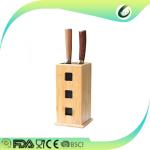 Rubber wood knife block kitchen knife holder
