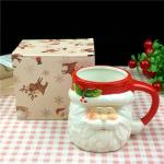 Christmas Mug 400ml Creative 3D Modeling Couple Coffee Cup Breakfast Milk Cup