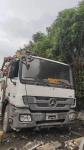 Good Condition 2013 Orange Zoomlion 43m Concrete Pump Benz Truck Feeding Height