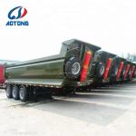 60 Ton 45cbm U Shape Square Shape Hydraulic Rear Dump Tipper Truck Semi Trailer