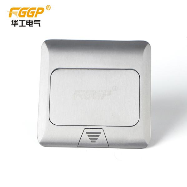 Aluminium Built In Pop Up Floor Receptacle With Double Positions India Type