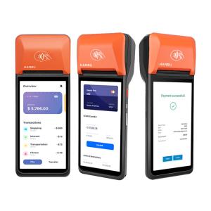 China Streamline Business With Battery 3.8V 6400mAh 7.6V 3200mAh POS Terminal And WIFI Support on sale