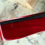 Irregular shaped white electric guitar with custom guitar/gift to friends