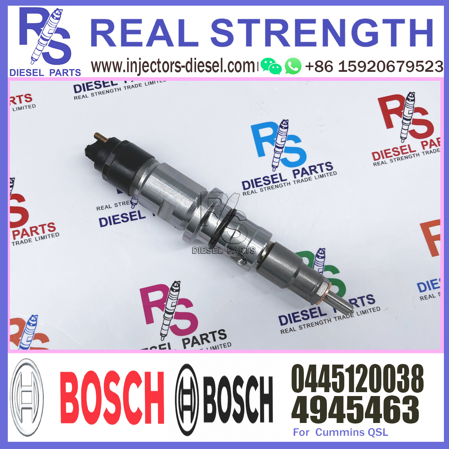 ISLE8.9 QSL diesel fuel injector nozzle common rail injector 0445120133 0445120038 0445120133 3965749 4945463 4993482