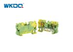 JST 6-PE Universal Din Rail Power Distribution Block , Spring Loaded Wire