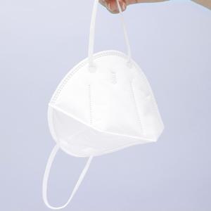 China Anti Dust Disposable KN95 Mask 17.5x9.5cm White List NB2834 FFP2 Mask factory